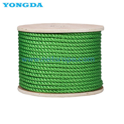 2 inci 4-Strand Campuran Polypropylene &amp; Polyethylene Mooring Tali