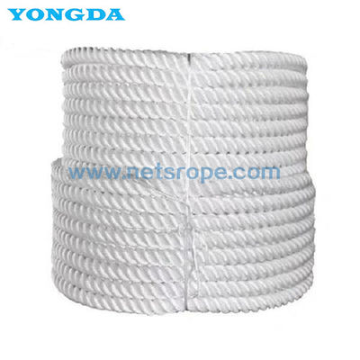 3 Strand Polyester Polypropylene Rope Hawser Laid Dual Fiber 6mm