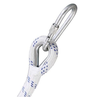 6m sampai 100m Fire Rescue Anti-Slip Soft Ladder dengan Resin Rings