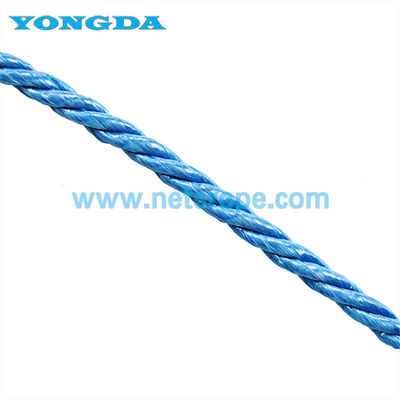 Blue 16mm 3 Strand Polypropylene Rope Untuk Mooring/Agriculture/Fishing/Construction/Marine