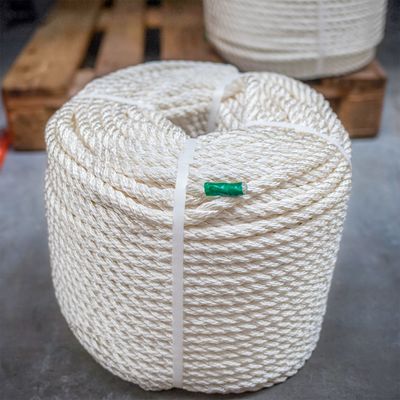 Tali nilon tahan lama 20mm 3 helai yang diputar untuk berlabuh/menyelamatkan/menarik dijual per meter untuk pasar Eropa