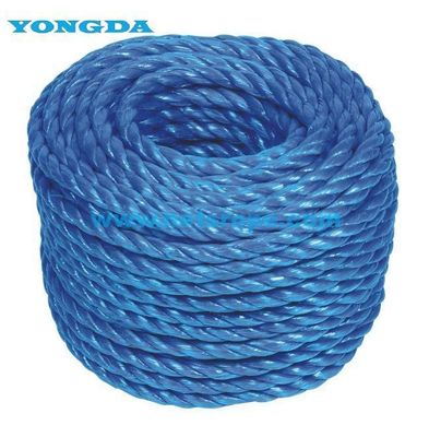 14-50mm Unyielding PP 3-stand Twisted Hoisting Rope Untuk Angkat/Fixing/Keamanan/Industrial/Konstruksi